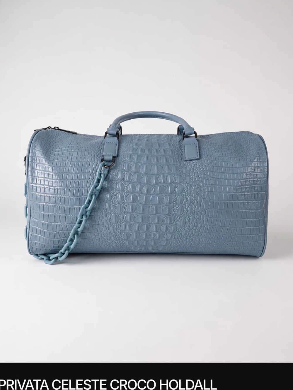 Celeste Croco Holdall Duffel Bag